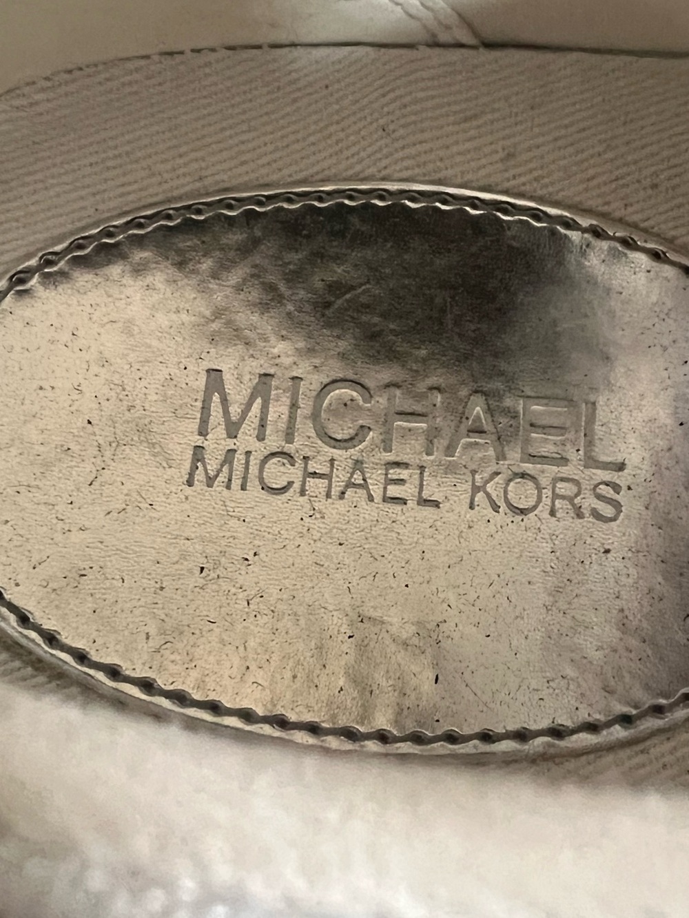 Michael Kor’s White MK with Silver  accents Sneaker - Picture 10 of 10